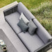 Boxhill's Connect 3-Seater Weave Sofa Graphite lifestyle image top view