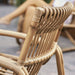 Boxhill's Curve Lounge Weave Outdoor Chair Natural close up view