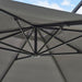 Boxhill's Hyde Luxe Hanging Parasol | 3x4 m inside close up view