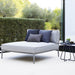 Boxhill's Conic Lounge Sectional Daybed Light Grey lifestyle image at patio