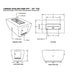 Avalon Linear Metal Fire Pit | 15" Tall Specs