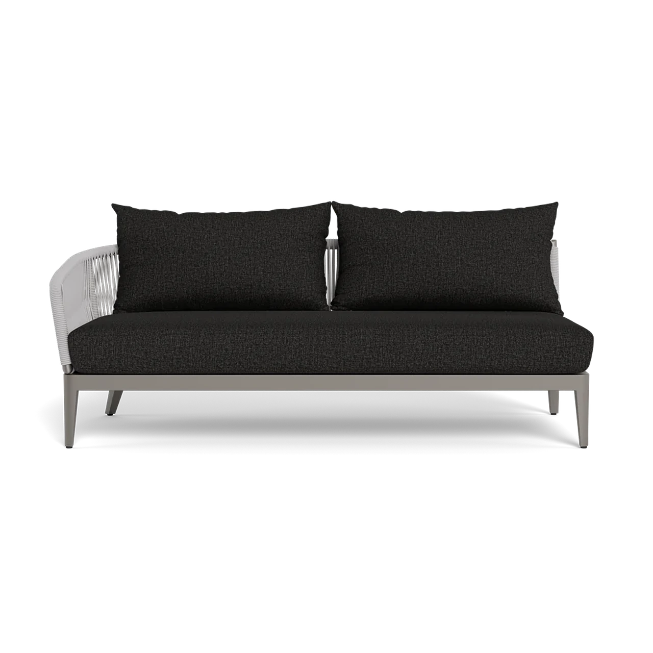 Hamilton Outdoor 2 Seat 1 Arm Left Sectional Sofa — Boxhill & Co., LLC