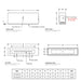 Carmen Metal Linear Fire Pit Specs