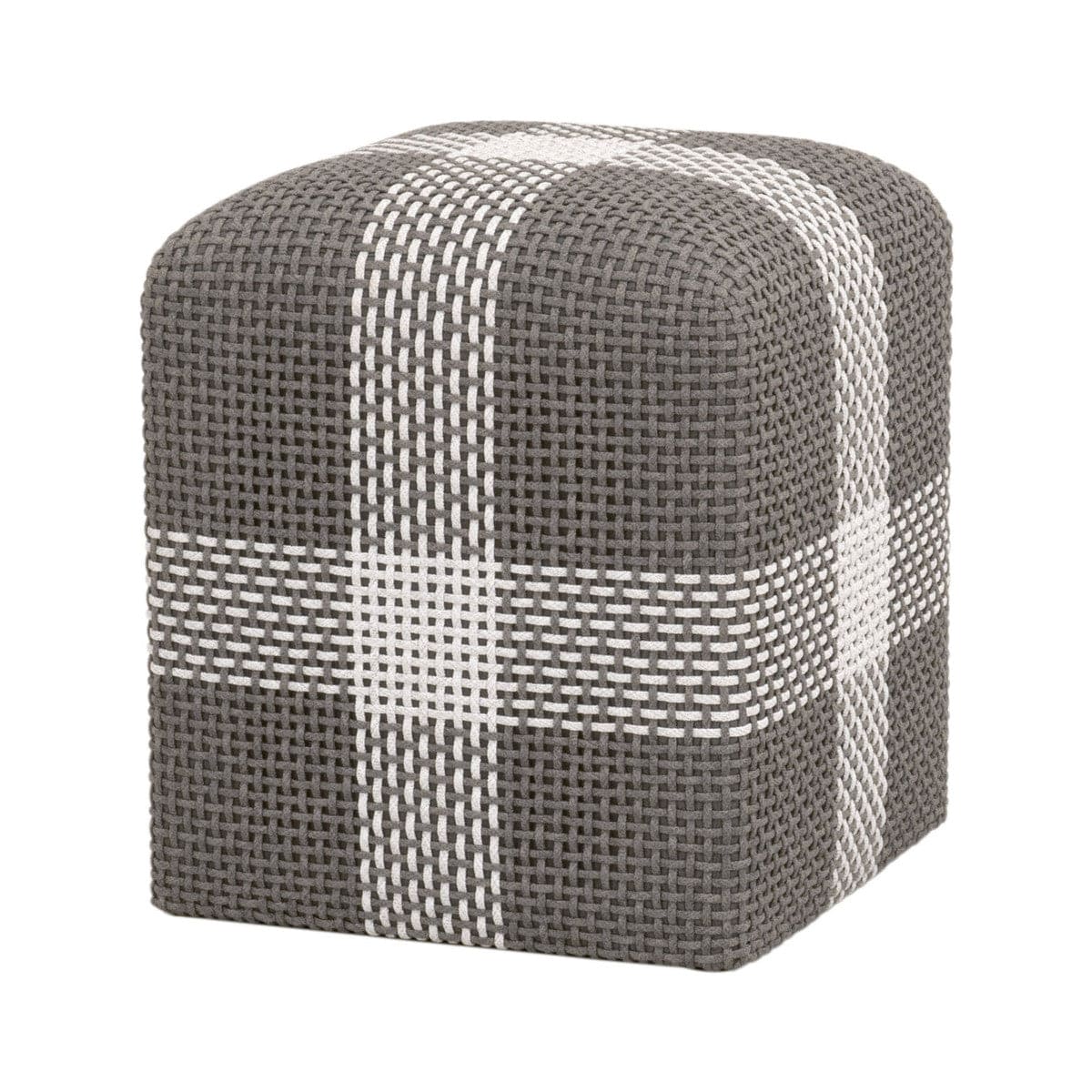 Boxhill's Cross Dove Flat Rope Outdoor Accent Cube solo image