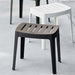 Boxhill's Cut High Outdoor Stool Black and White