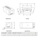 Dixie Metal Powder Coated Fire Pit Specs