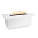 Fremont Metal Powder Coated Fire Pit 24" Tall White