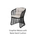 Graphite Weave with Natte Sand Cushion