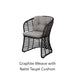 Graphite Weave with Natte Taupe Cushion