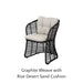 Graphite Weave with Rise Desert Sand Cushion