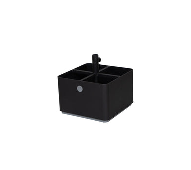 Boxhill's Grow Umbrella Base and Planter Box with Wheels in white background