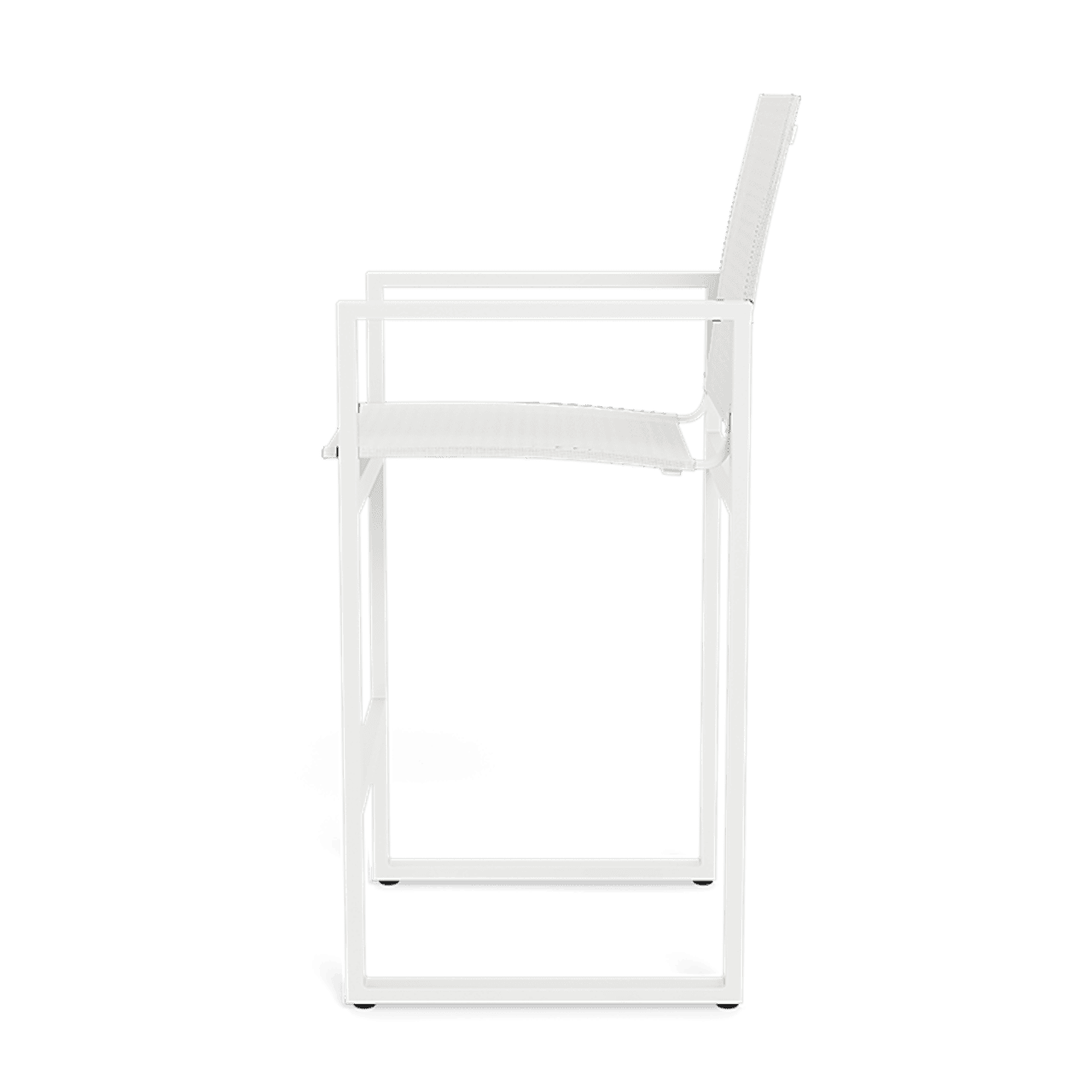 Hayman Counter Stool - Aluminum White Frame