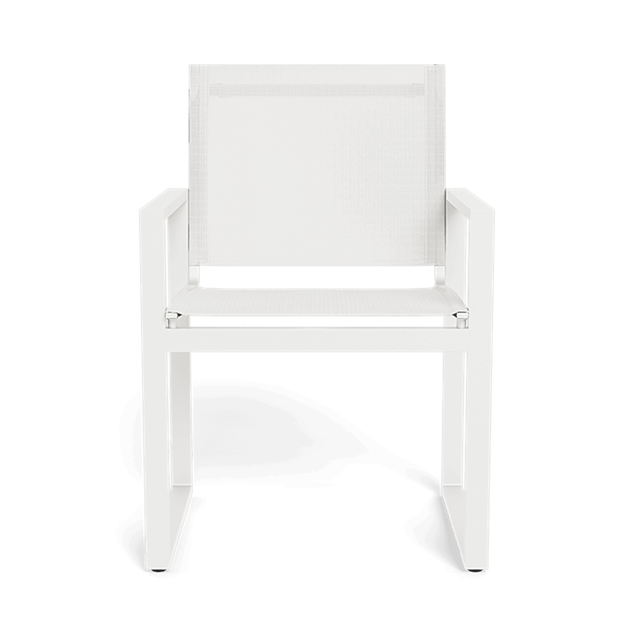Hayman Dining Chair - Aluminum White Frame
