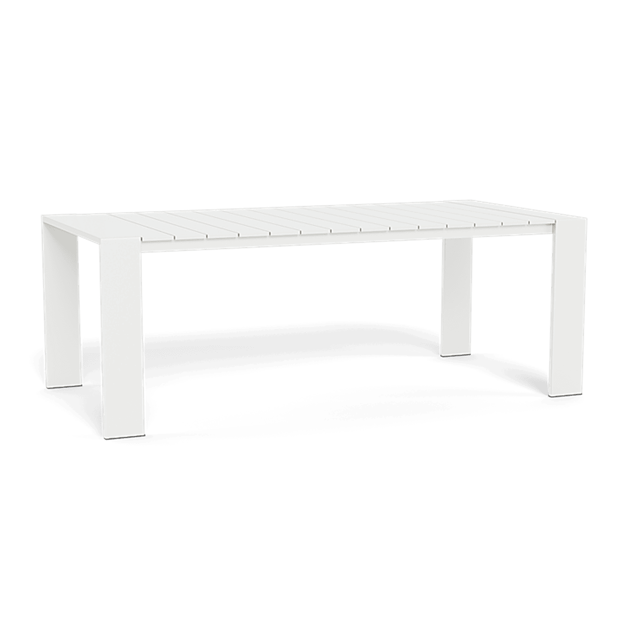 Hayman Dining Table 81" - Aluminum White