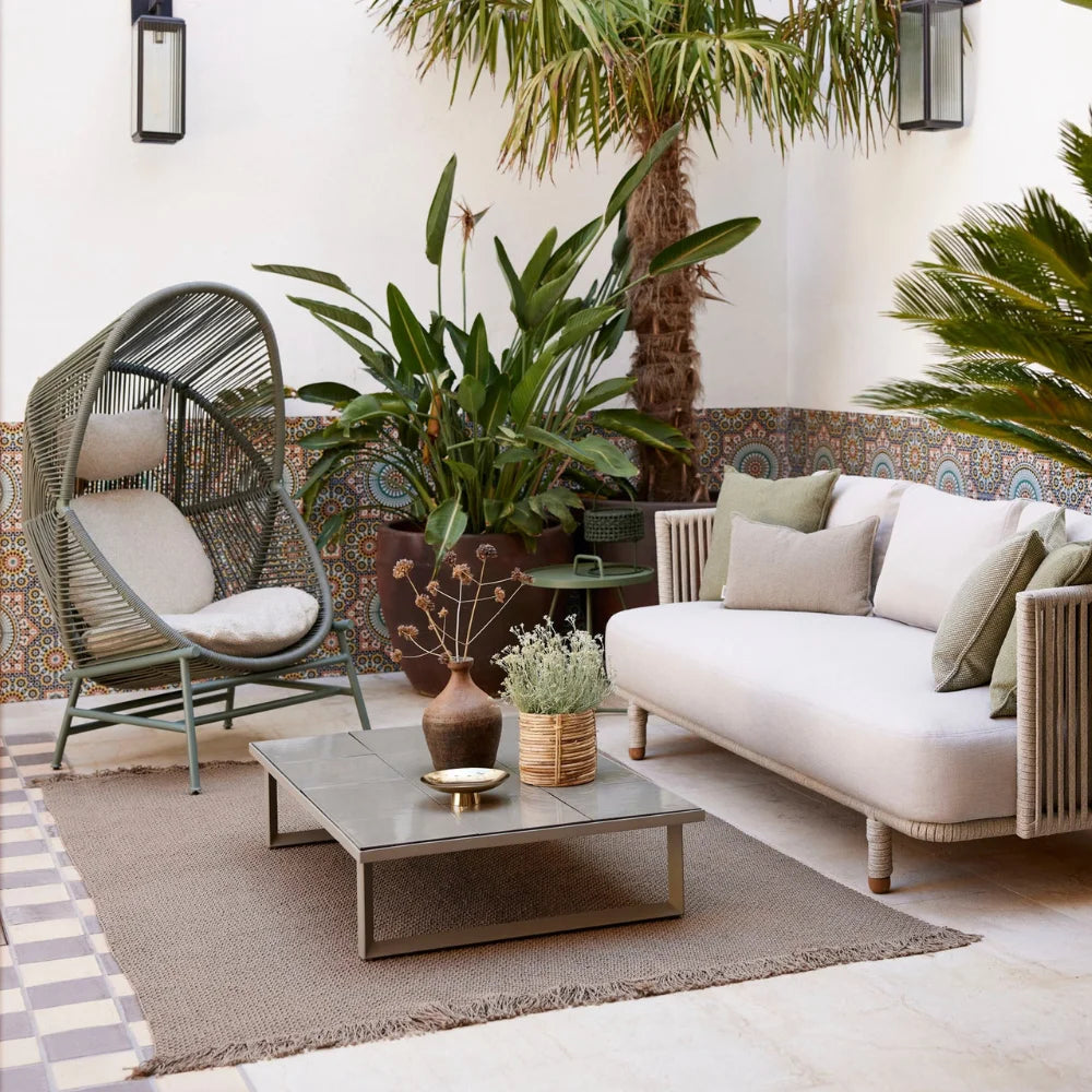 Knit Outdoor Rectangular Rug