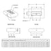 La Jolla Metal Collections Fire Pit Table Specs