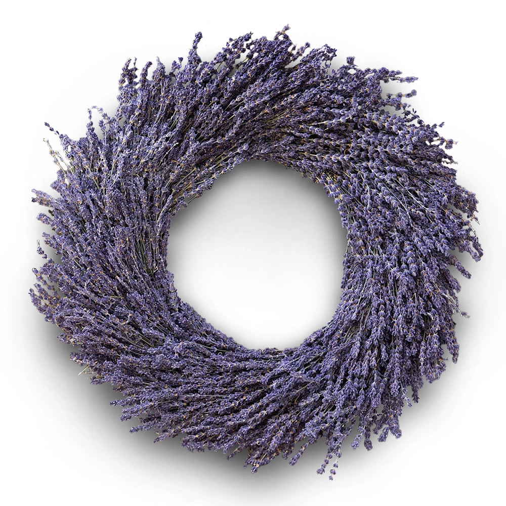 Dried lavender herb wreath