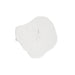 A single irregular white stone or coral-like decorative piece with fine dark fissures, centered on a plain white background.