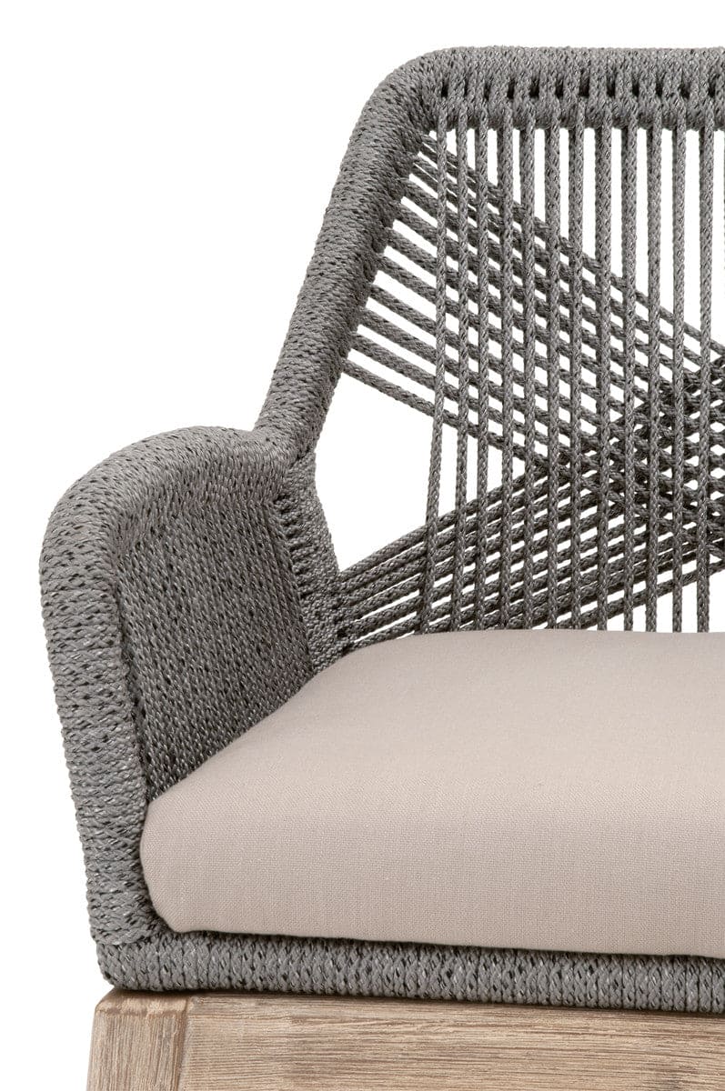 Boxhill's Woven Loom Outdoor Arm Chair | Set of 2 solo image