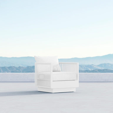 Boxhill's Porto Outdoor Swivel Chair White