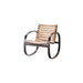 Boxhill's Parc teak outdoor rocking chair on white background