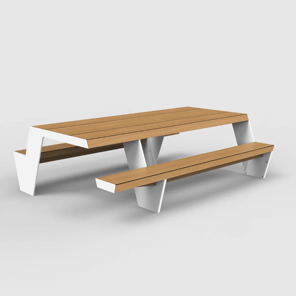 Perch Outdoor Picnic Table | HDPE Plastic Finish