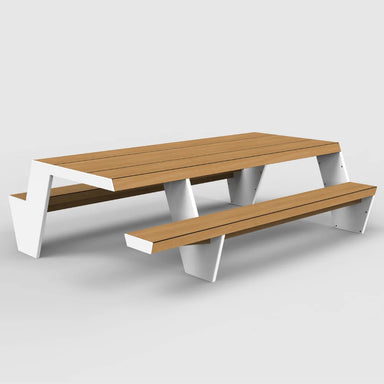 Natural Oak + White Finish