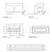 Pismo GFRC Concrete Fire Pit Specs