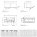 Pismo Metal Powder Coated Fire Pit Table Specs