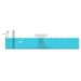 A side-profile technical diagram of a swimming pool showing water level markings, a depth tape measure, and a diving board above a blue water-filled pool on a white background.