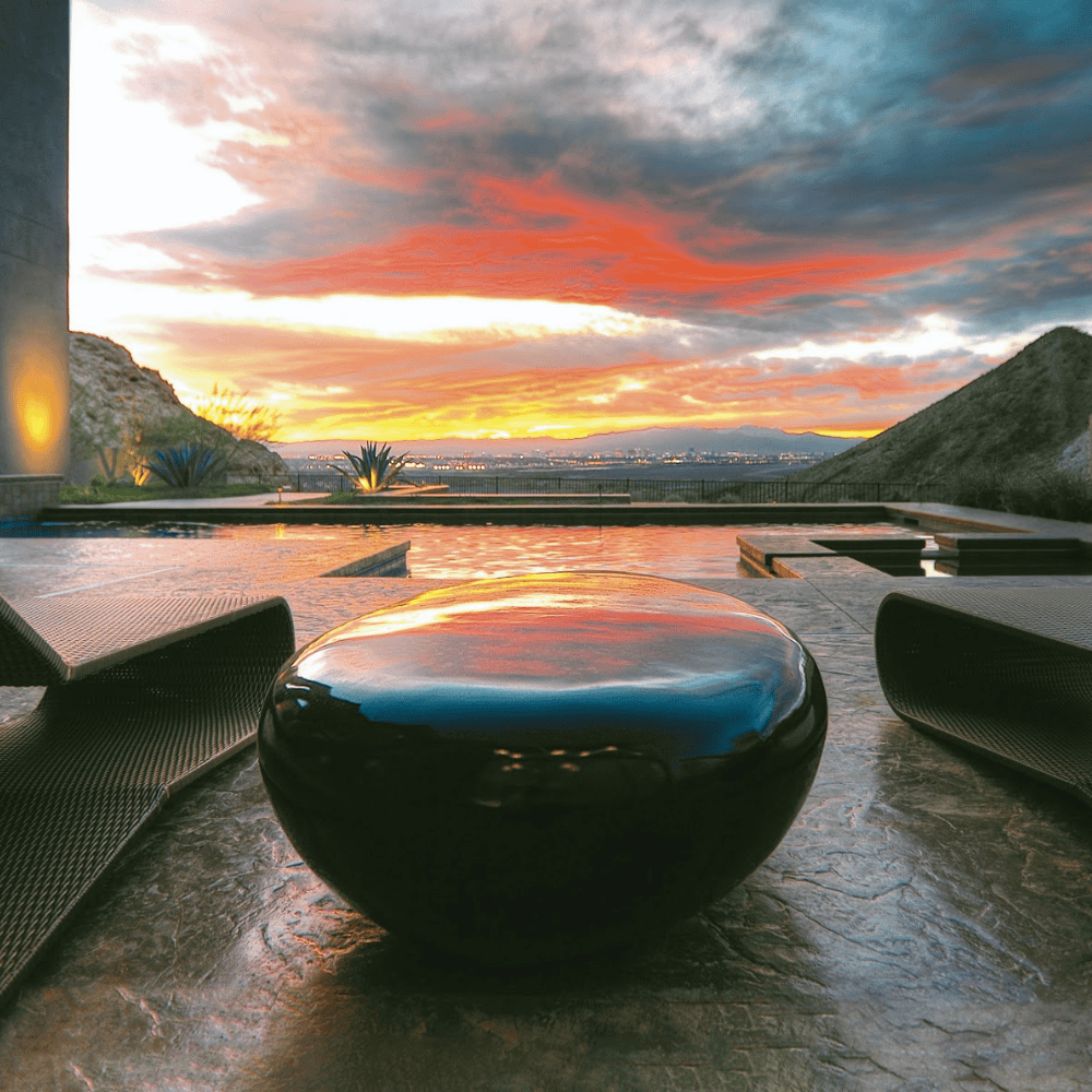 River Stone Black Pebble Coffee Table — Boxhill & Co., LLC
