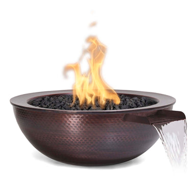 Sedona Hammered Copper Fire & Water Bowl