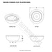 Sedona Powder Coated Planter Bowl Specs