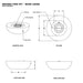 Sedona Concrete Fire Pit Bowl - Wide Ledge Specs