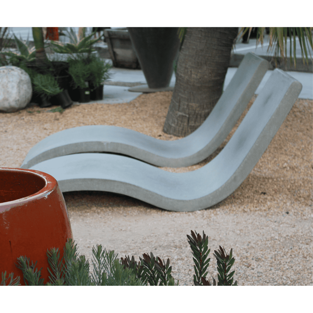 The Arc - Modern Concrete In-Pool Lounger