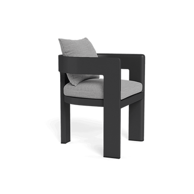 VICTORIA DINING CHAIR-Aluminum Asteroid Frame