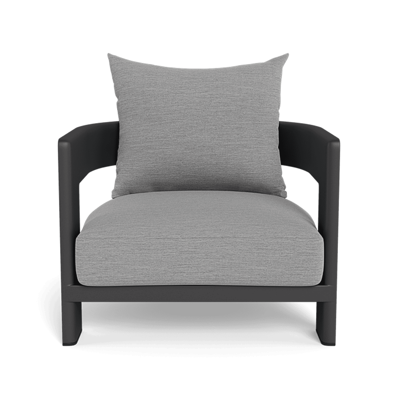 VICTORIA LOUNGE CHAIR-Aluminum Asteroid Frame