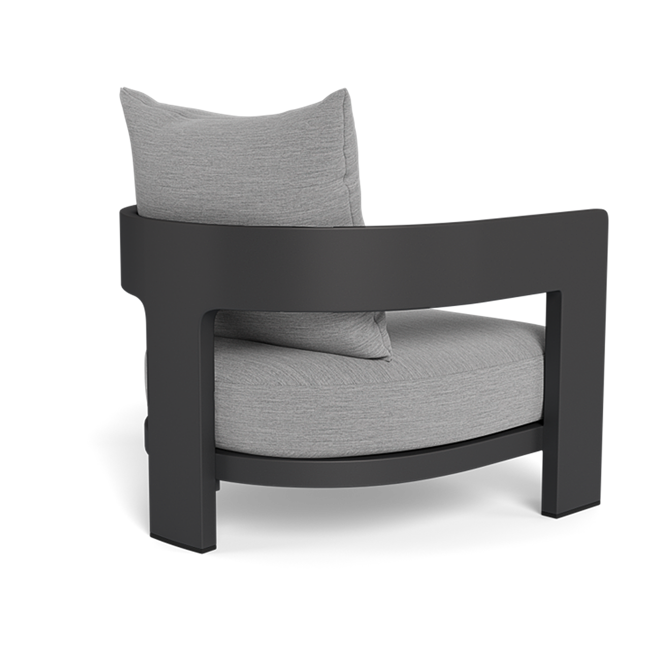 VICTORIA LOUNGE CHAIR-Aluminum Asteroid Frame