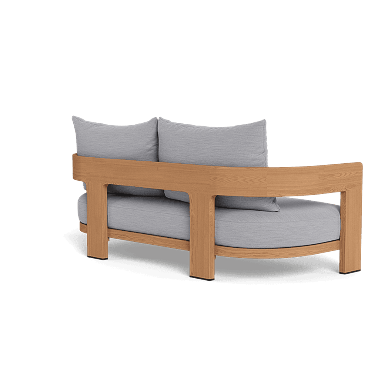 VICTORIA TEAK 2 SEAT SOFA-Teak Natural Frame