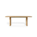 Outdoor Teak Rectangular dining table with slatted table top