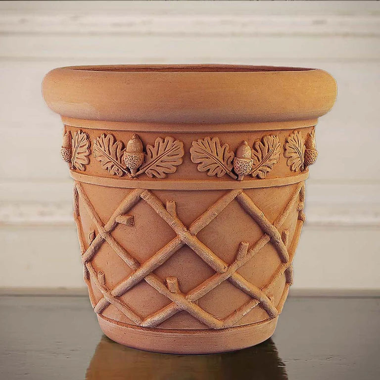 decorative terracotta plant pots Italian Terracotta Acorn Pot by Ryan Gainey