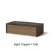 Architectural Finish: Aged Copper + Oak