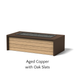 Architectural Finish: Aged Copper + Oak