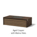 Architectural Finish: Aged Copper + Walnut