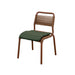 Light Green Cushion with Desert Red Chair Frame