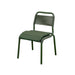 Light Green Cushion with Dark Green Chair Frame
