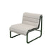 Sand Cushion with Dark Green Chair Frame