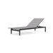 Amalfi Aluminum Stackable Chaise Lounge Chair Charcoal Solo