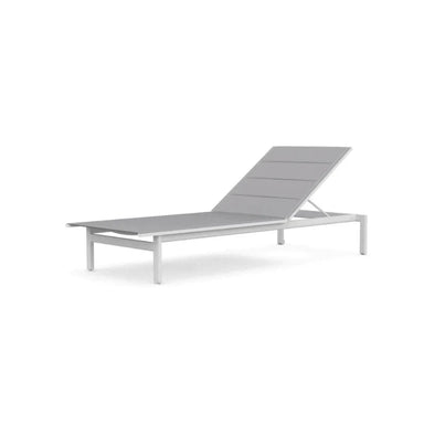 Amalfi Aluminum Stackable Chaise Lounge Chair Solo