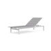 Amalfi Aluminum Stackable Chaise Lounge Chair Solo